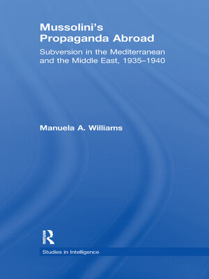 cover image of Mussolini's Propaganda Abroad